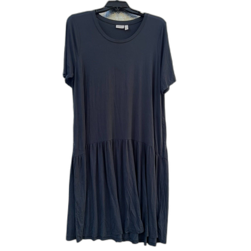 LOGO LORI‎ GOLDSTEIN WOMENS DRESS SIZE XL BACK OVERSIZED DROP WAIST
